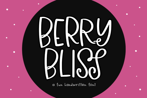 Berry Bliss: An Elegant Display Font for Creators and Crafters