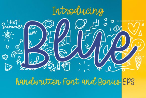 Blue: An Elegant Display Font for Editorial Design