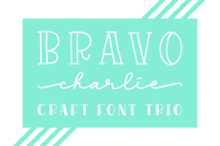 Bravo Charlie: The Friendly Display Font for Creative Projects