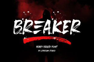 Breaker: A Heavy Brush Font for Editorial Impact