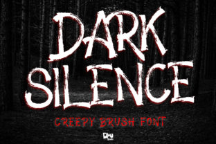 Dark Silence: A Display Font for Editorial Atmosphere