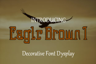 Eagle Brown 1: Your Font for Vintage Craft Designs