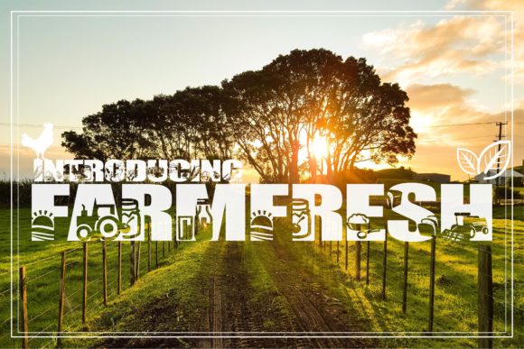 Farm Fresh: A Creative Display Font for Authentic Branding