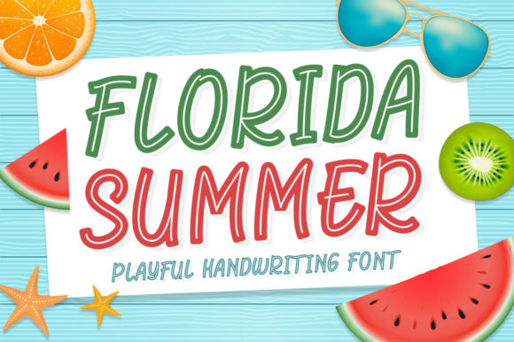 Florida Summer: A Playful and Sweet Font for Campaign Creators