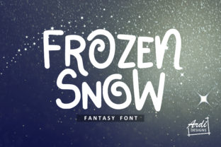 Frozen Snow Font: A Whimsical Display Typeface Review