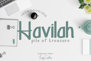 Havilah Display Font for Handmade Creators and Craft Businesses