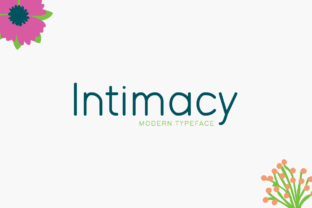 Intimacy Font: A Modern, Casual Typeface for Editorial Design