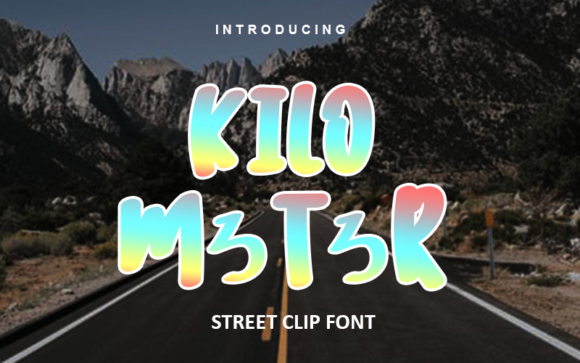 Kilometer Font: A Friendly Display Typeface for Digital Projects