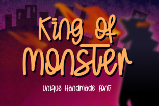 King of Monster: A Font Designed for Friendly Editorial Design