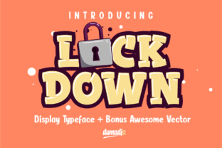 Lockdown: A Charming Display Font for Editorial Design