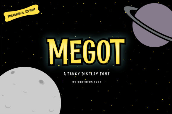 Megot: A Playful Display Font for Modern Brands