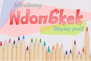 Ndongkek: The Bold Display Font for Your Brand Personality
