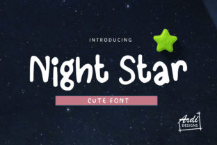 Night Star: A Casual Display Font for Marketers and Creators