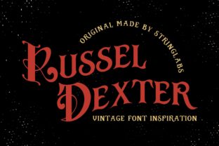 Russel Dexter: A Vintage Display Font for Modern Branding