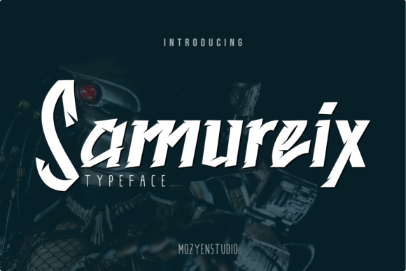 Samureix: A Display Font for Fun and Quirky Campaigns