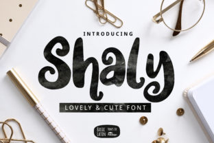 Shaly: A Display Font for Sophisticated Editorial Design
