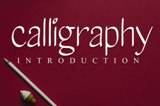 The Calligraphy Font for Elegant Digital Design