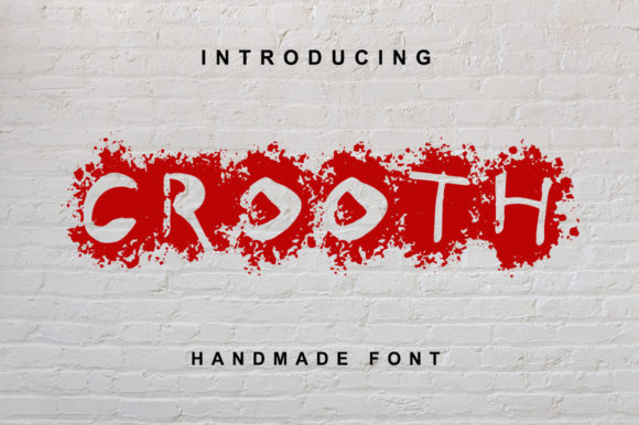 The Crooth Font: A Quirky Highlight for Your Craft Projects