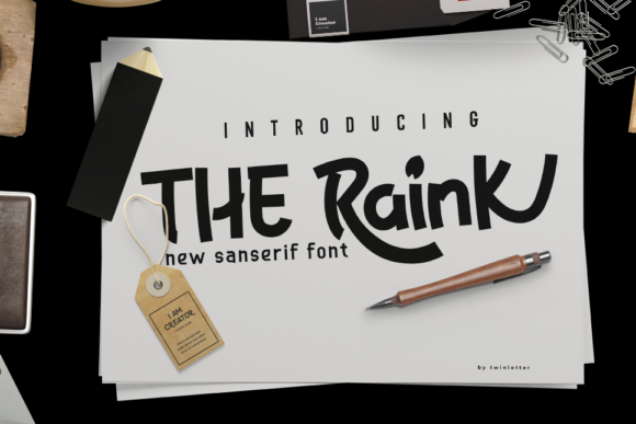 The Raink: A Friendly Display Font with Zoo-Themed Charm