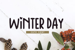 Winter Day: A Playful Display Font for Editorial Personality